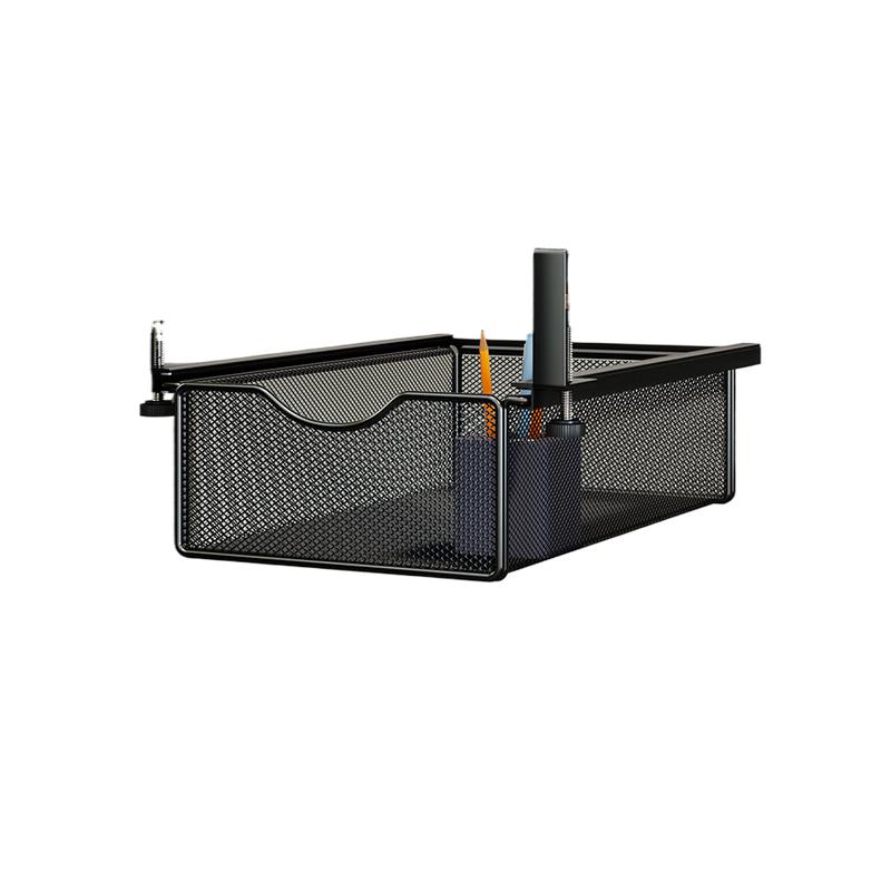 木姑娘 收纳盒 碳钢 桌下抽拉式悬挂 31*29*16cm按个销售