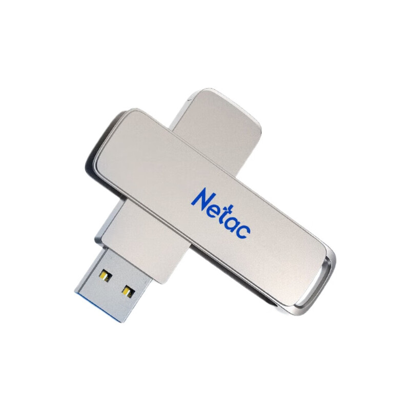 朗科 UA33 u盘 128G 行业高速旋转150M/S USB3.2 银色按个销售