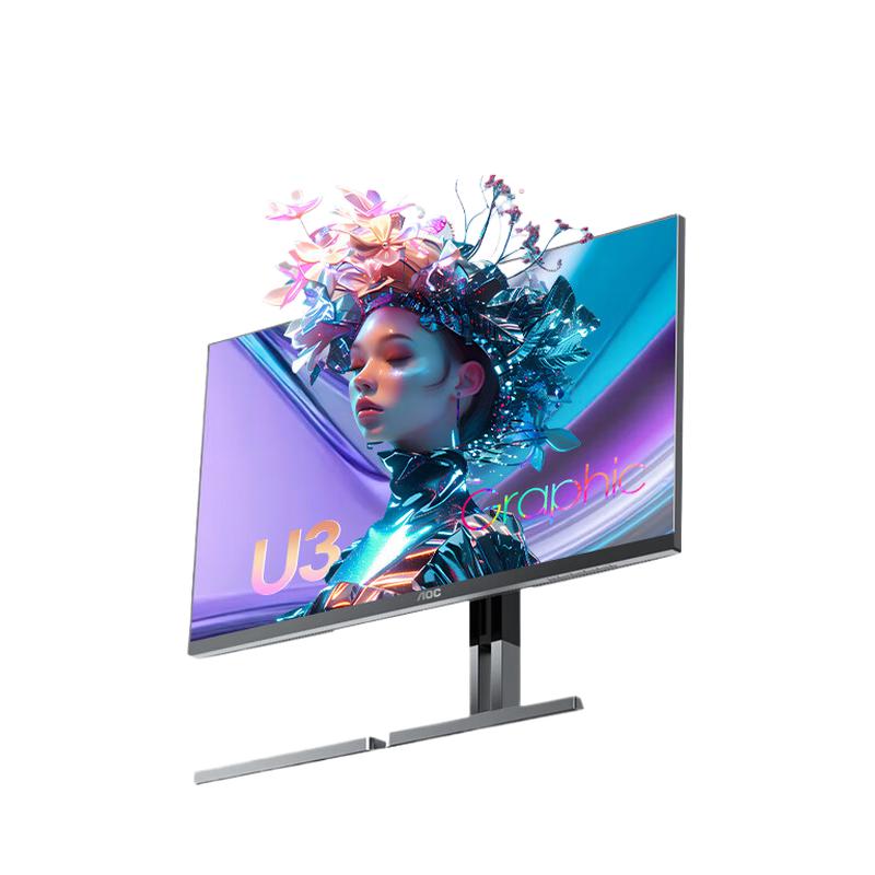 AOC U27U3XD 显示器 27英寸4K 144Hz双模FHD 288Hz HDR400 Type-C90W  旋转升降按台销售