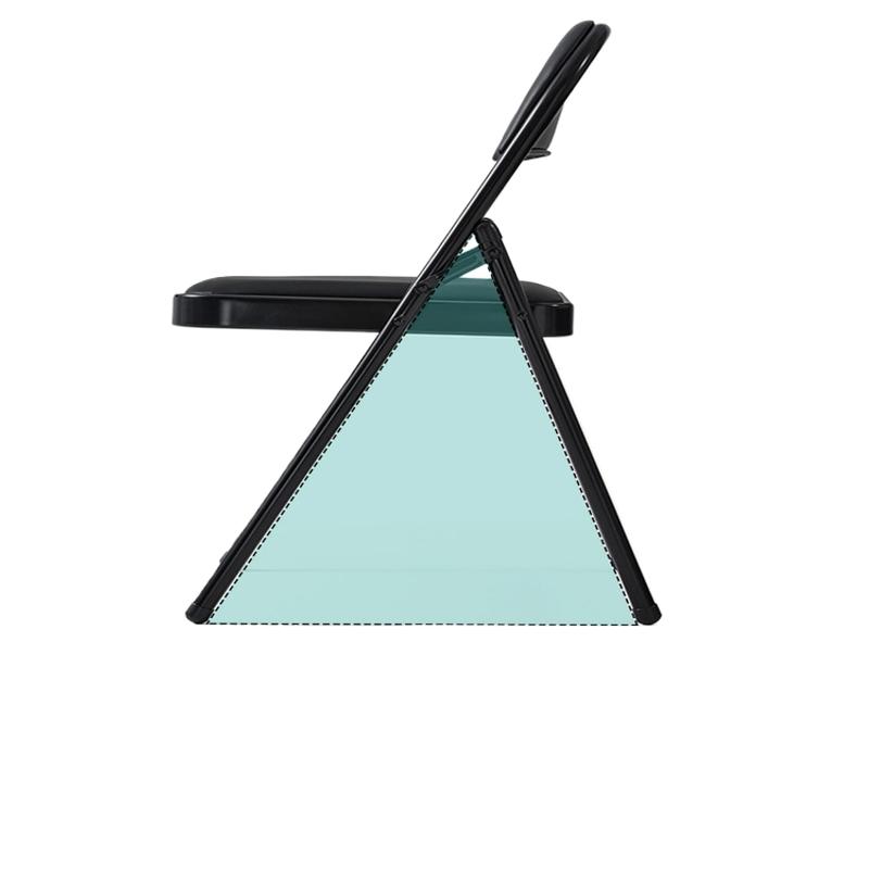 林氏家居 LH390W1-A 折叠椅 黑色 无扶手 0.45*0.54*0.78m按把销售