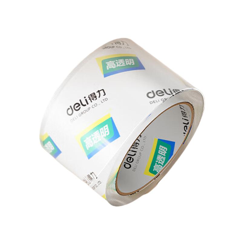 得力 30323 封箱胶带 60mm*60y*50um （高透）1卷按卷销售
