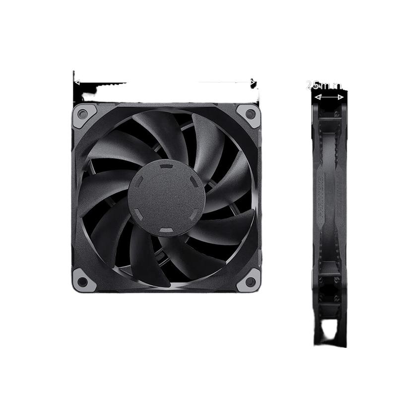 PHANTEKS PH-F120M25_PWM_BBK01 台式机箱水冷散热风扇 12cm  M25-120/四联包/无光按套销售