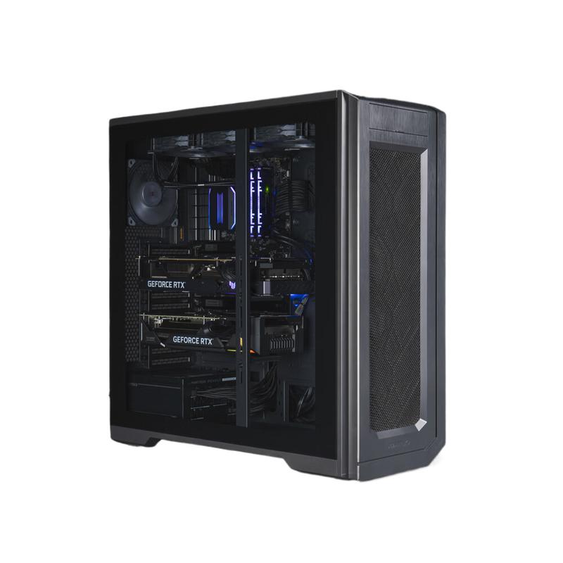 PHANTEKS PH-ES620PTG_BK02 台式机箱 (SSI双路板/2U电源/双5090/5080显卡)  PK620工作站版|玻璃侧透|多GPU按个销售