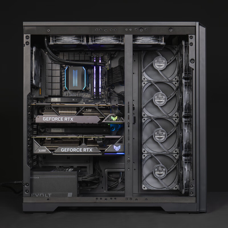 PHANTEKS PH-ES620PTG_BK02 台式机箱 (SSI双路板/2U电源/双5090/5080显卡)  PK620工作站版|玻璃侧透|多GPU按个销售