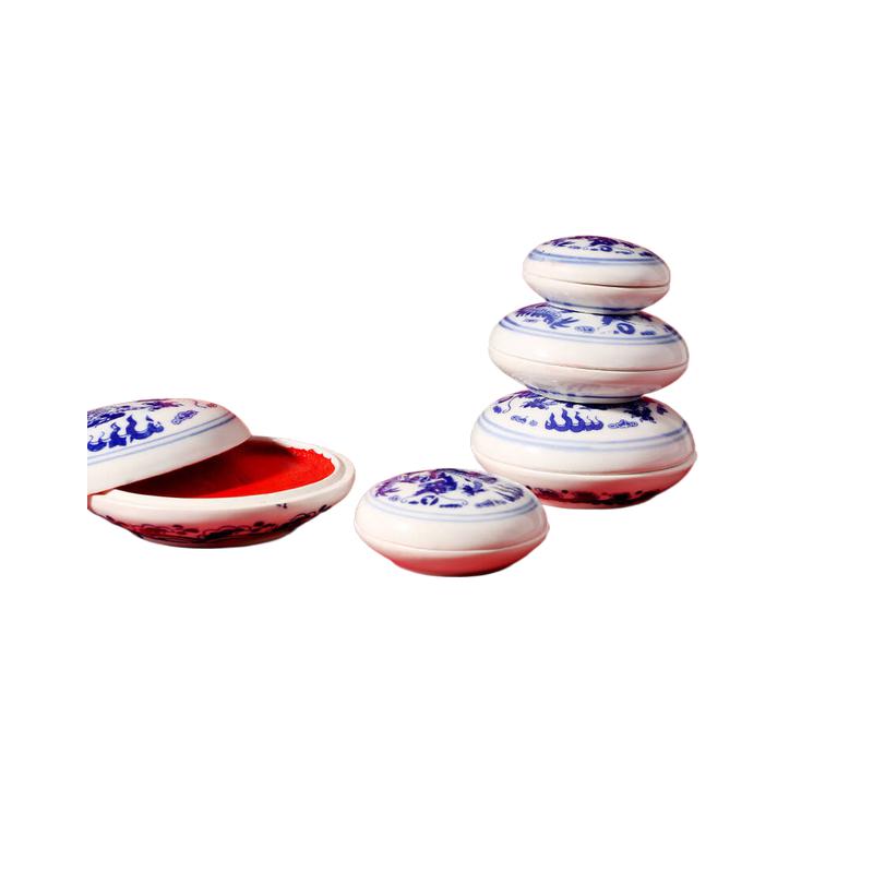 玉水湖 青龙二号 朱砂印泥 外径6.8 cm 可装30g按个销售 玉水湖 青龙二号 朱砂印泥 外径6.8 cm 可装30g按个销售