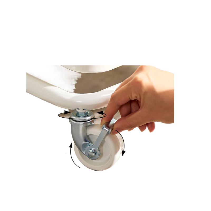 宜家 小推车置物架 米黄色 35*45*77cm按个销售