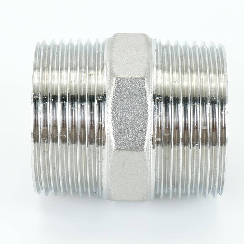 冰禹 DN50-2 不锈钢双头外丝接头按个销售