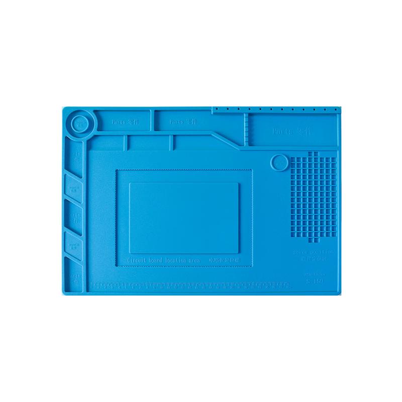 安立信 S-150 隔热垫 389*269mm 耐高温无气味热风枪焊台硅胶垫按块销售