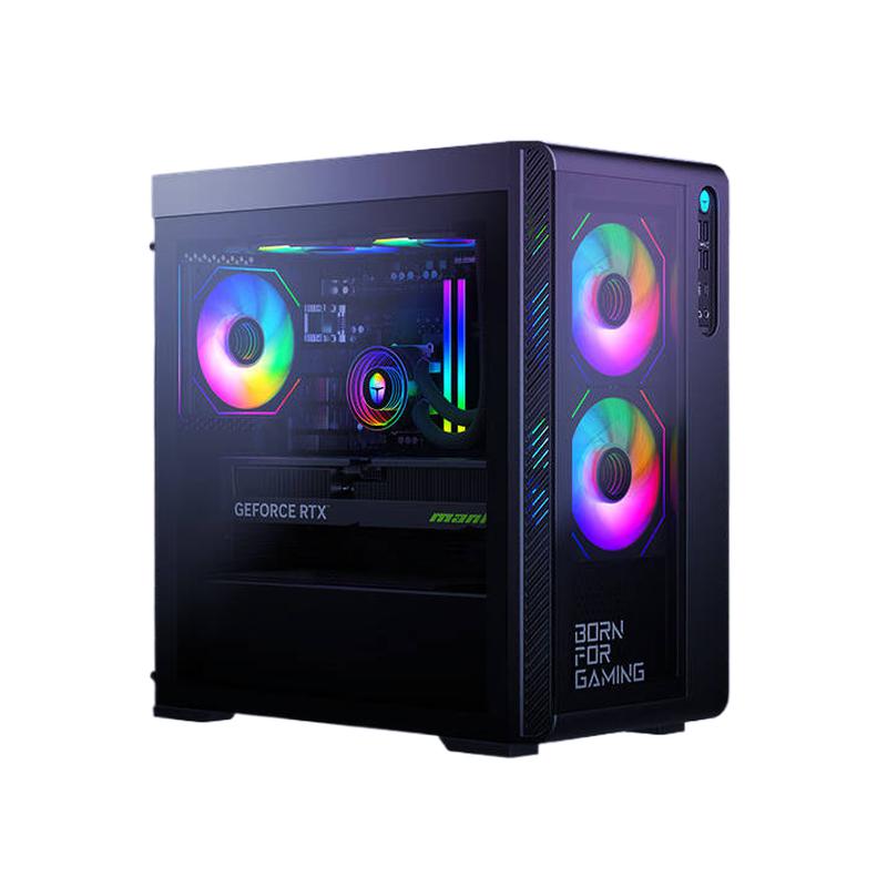雷神 黑武士·猎刃Pro 台式电脑主机 i7-14700F 32G RTX5060Ti 16G显存 1T按台销售