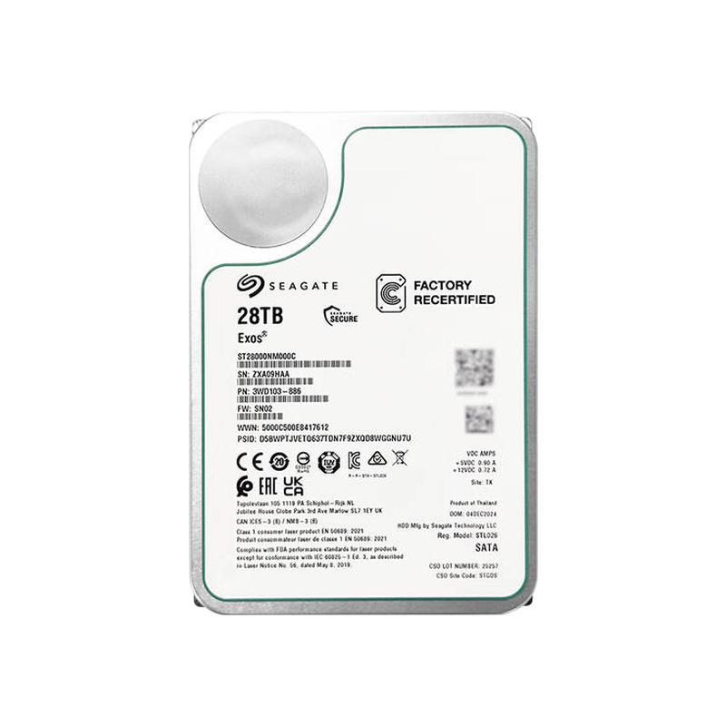 希捷 ST28000NM000C 机械硬盘 28TB  存储监控NAS盘 全新按个销售