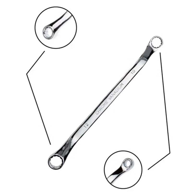 钢盾 S017610 公制精抛光双梅花扳手 10*12mm按(把)销售 钢盾 S017610 公制精抛光双梅花扳手 10*12mm按(把)销售