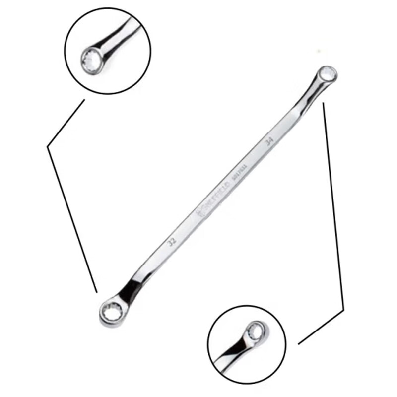 钢盾 S017631 双梅花扳手 32x34mm按(把)销售 钢盾 S017631 双梅花扳手 32x34mm按(把)销售