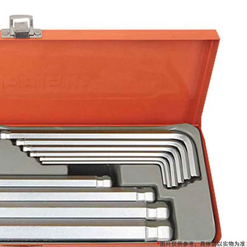 钢盾 S050026 公制加长球头内六角扳手(铁盒) 10件按(套)销售 钢盾 S050026 公制加长球头内六角扳手(铁盒) 10件按(套)销售