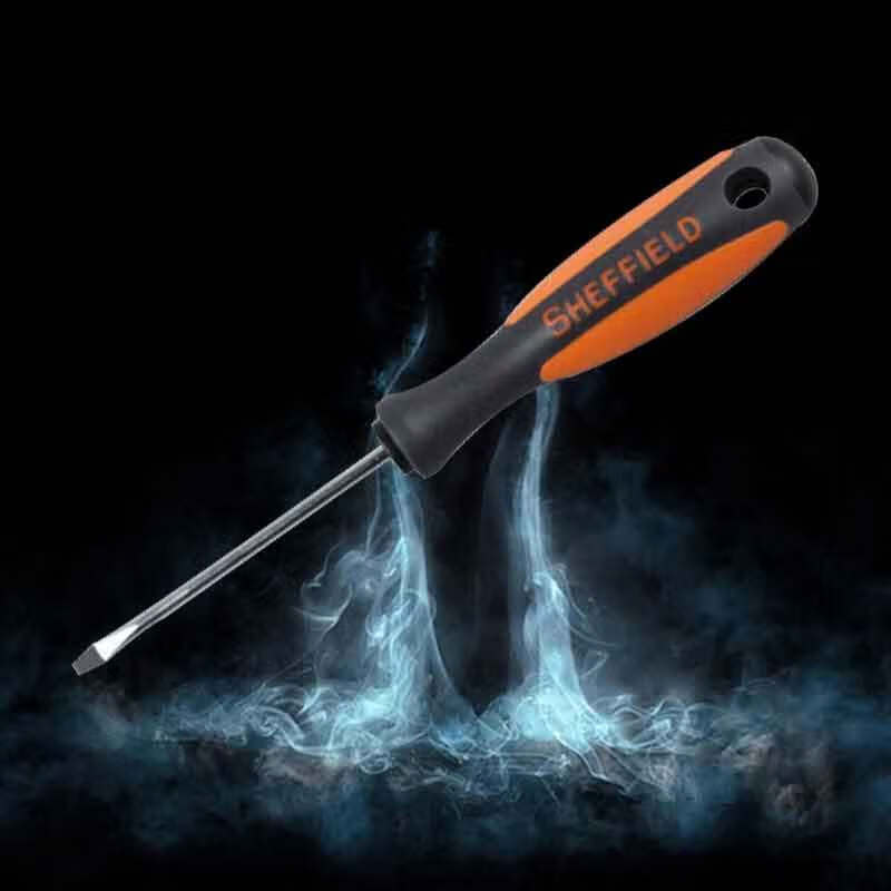 钢盾 S056121 双色柄一字螺丝刀 8*250mm按(把)销售 钢盾 S056121 双色柄一字螺丝刀 8*250mm按(把)销售