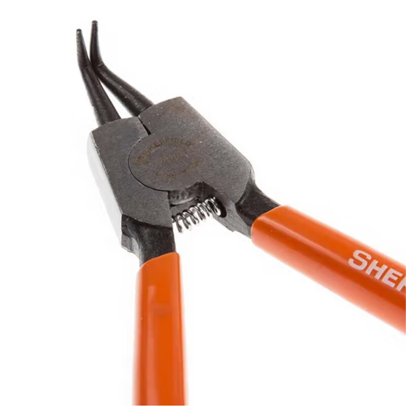 钢盾 S047034 美式穴用曲口卡簧钳 7寸按(把)销售 钢盾 S047034 美式穴用曲口卡簧钳 7寸按(把)销售