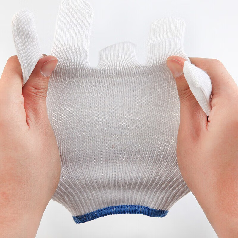 星宇 Y908 手套 M码 白色 劳保涤棉线手套12付/包 一包装按(包)销售 星宇 Y908 手套 M码 白色 劳保涤棉线手套12付/包 一包装按(包)销售