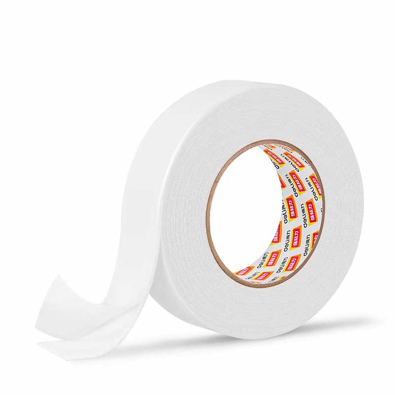 得力 30416 EVA泡棉胶带 36mm*5y(≈4.6m)*2.5mm  打包胶带 1卷/袋 10袋按（组）销售