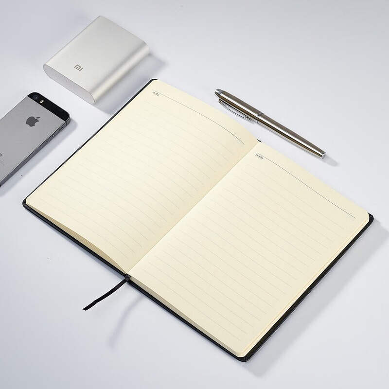 博文 1815 商务简约笔记本PU皮面 B5 112张 黑色按（本）销售