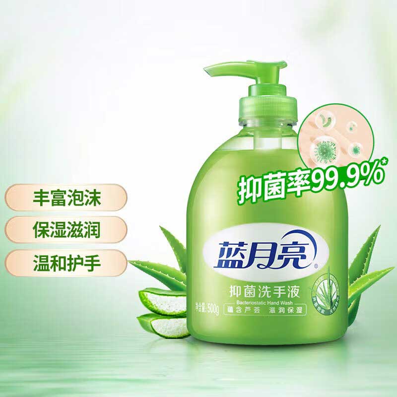 蓝月亮 抑菌 芦荟洗手液 500g按(瓶)销售 蓝月亮 抑菌 芦荟洗手液 500g按(瓶)销售