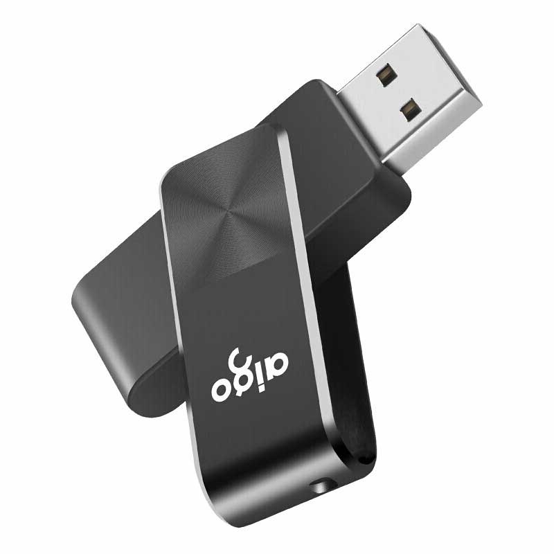 爱国者 U266 U盘 32GB USB2.0 黑色  旋转防护 CD纹防滑设计按个销售