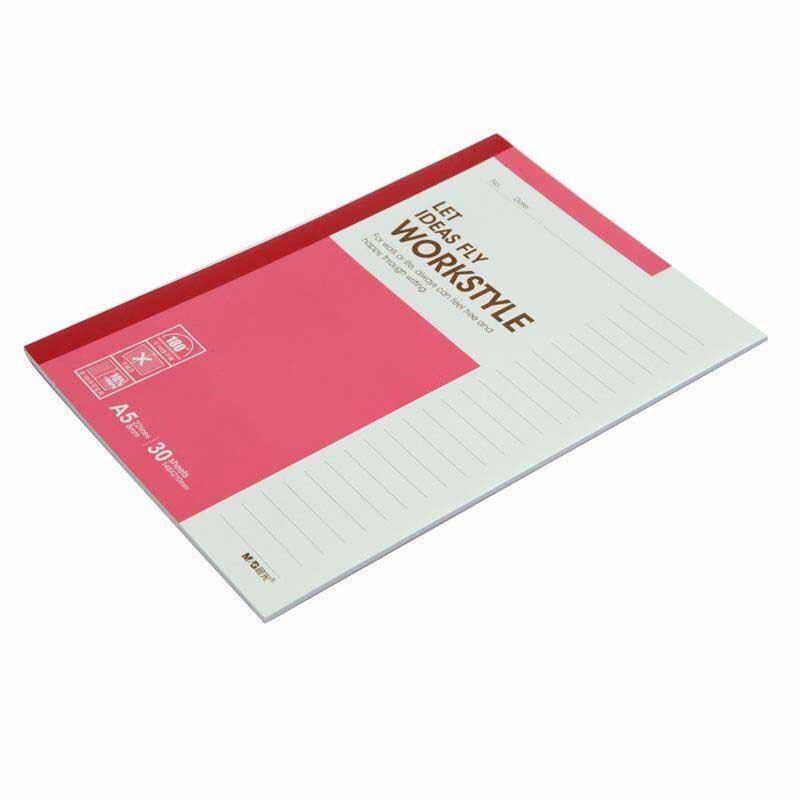 晨光 APYJV411 无线装订本 A5 30页 10本装按(包)销售 晨光 APYJV411 无线装订本 A5 30页 10本装按(包)销售