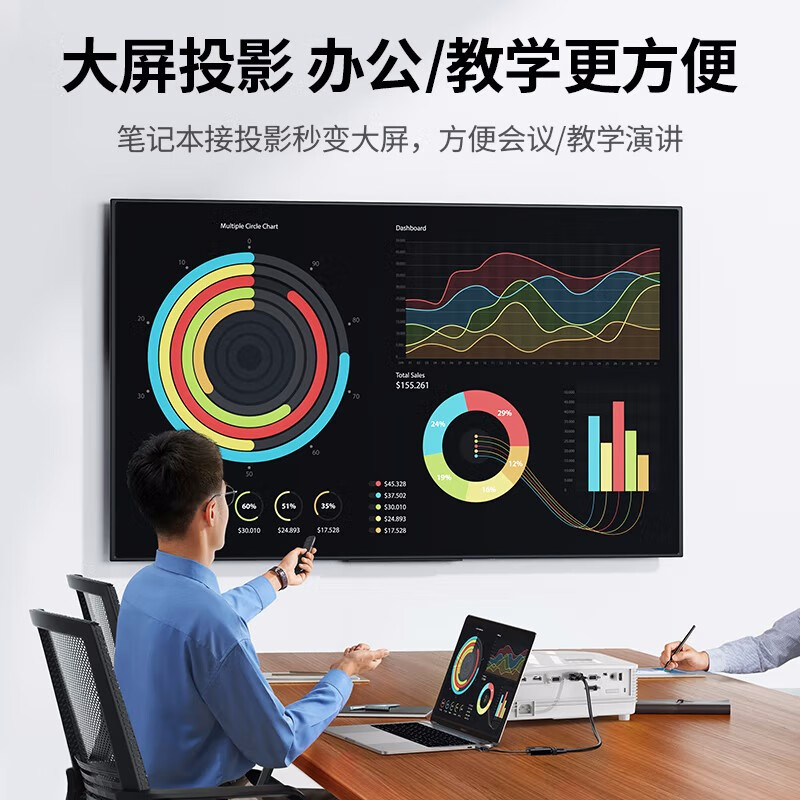 绿联 40248 HDMI转VGA母转换器 带音频按个销售