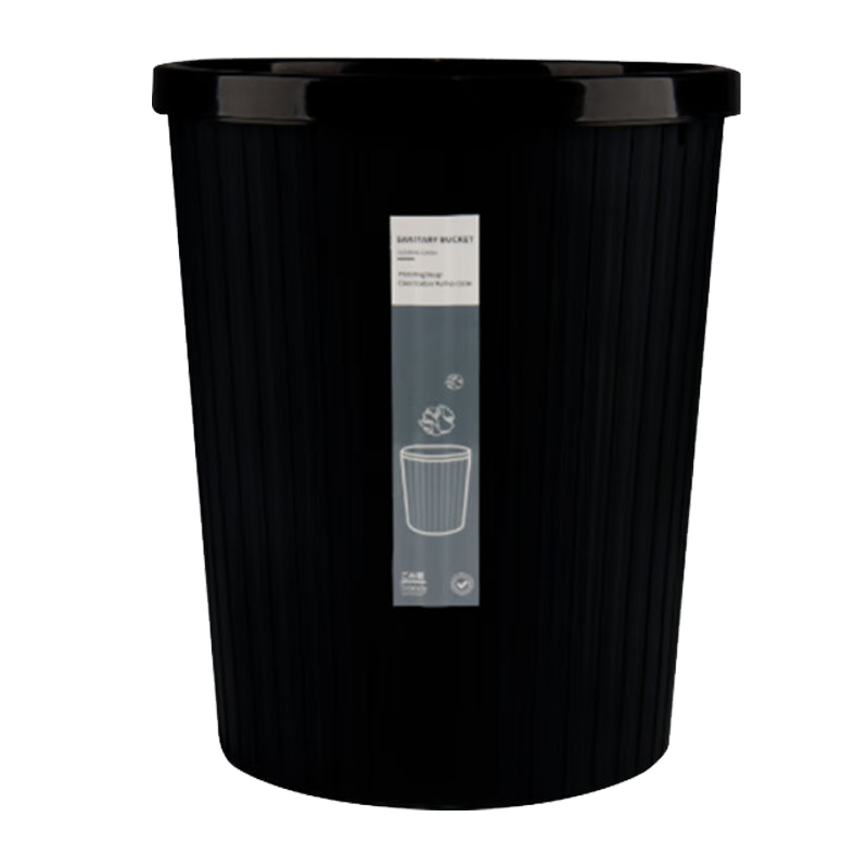 欧思卓 X5541 塑料垃圾桶 约11L 黑色按（个）销售