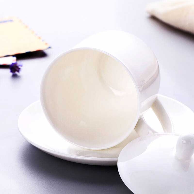 欧思卓 陶瓷金钟杯 400ml 白色按（个）销售