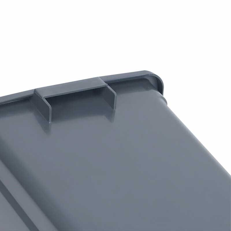 欧思卓 无盖塑料垃圾桶 18*27.5*29cm 10L 灰色按(个)销售 欧思卓 无盖塑料垃圾桶 18*27.5*29cm 10L 灰色按(个)销售