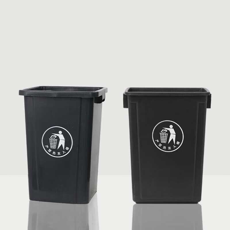 欧思卓 无盖塑料垃圾桶 100L 深灰色按(个)销售 欧思卓 无盖塑料垃圾桶 100L 深灰色按(个)销售