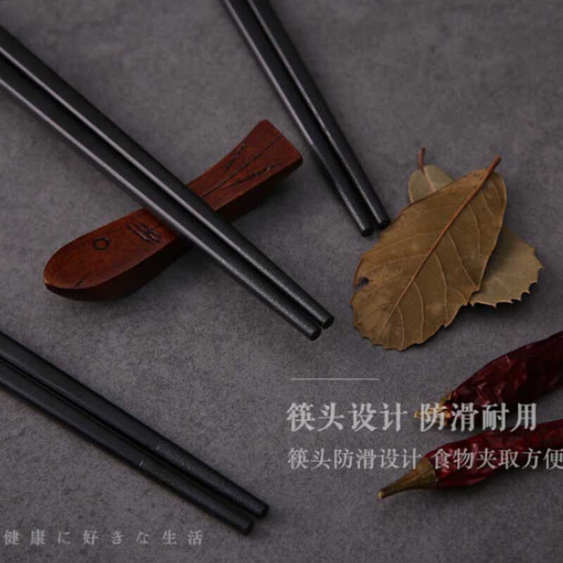双枪 KZ4060 光板合金筷子 27cm 10双装按组销售