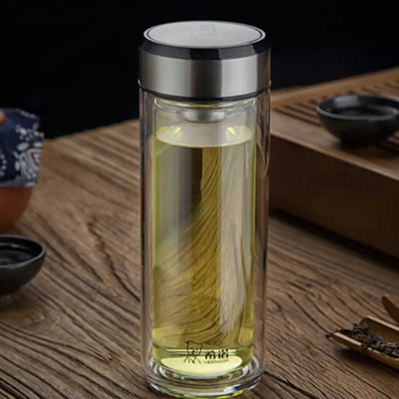 希诺 XN-6713 双层玻璃杯 390ml 本色按(个)销售 希诺 XN-6713 双层玻璃杯 390ml 本色按(个)销售