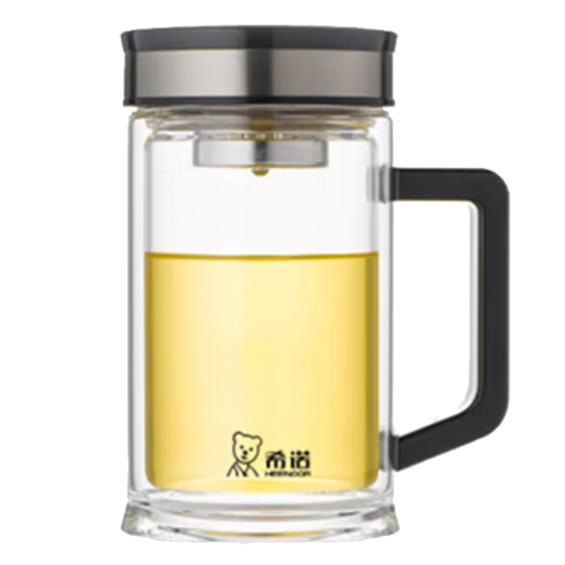 希诺 XN-7006 双层隔热玻璃杯 420ml按（个）销售