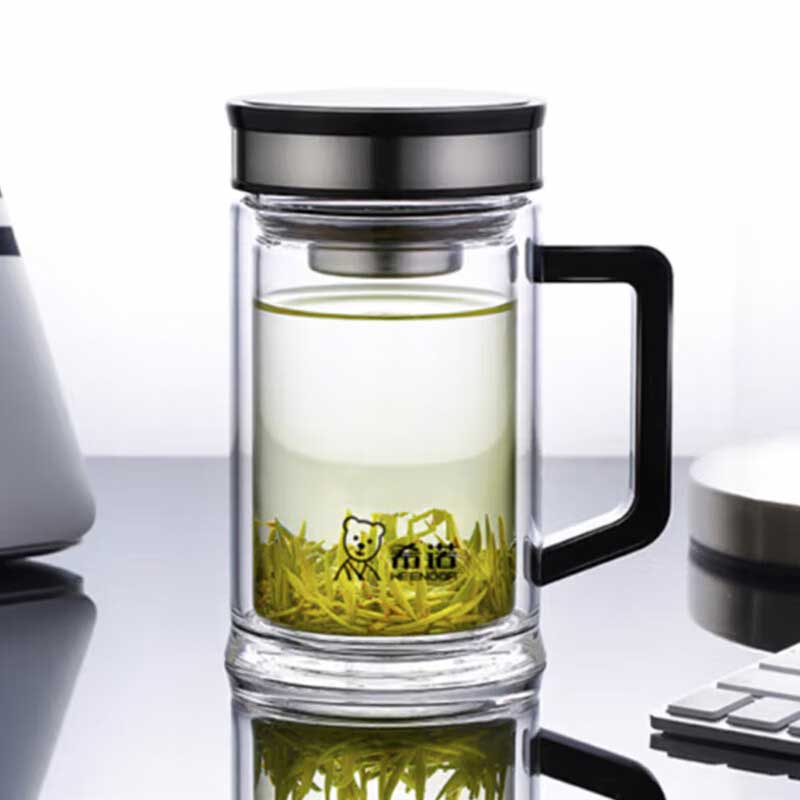希诺 XN-7006 双层隔热玻璃杯 420ml按（个）销售