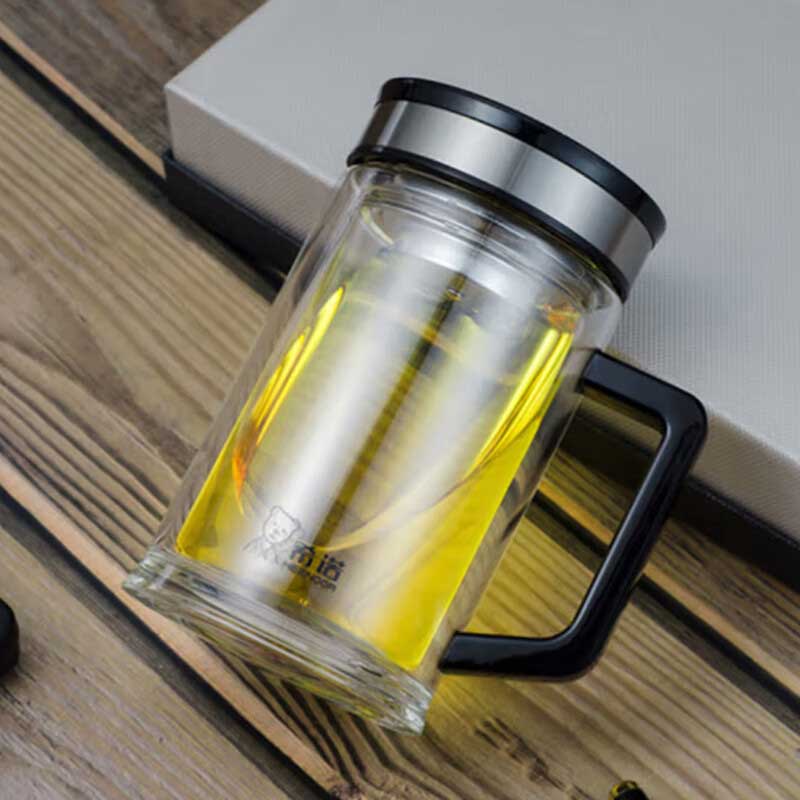 希诺 XN-7006 双层隔热玻璃杯 420ml按（个）销售