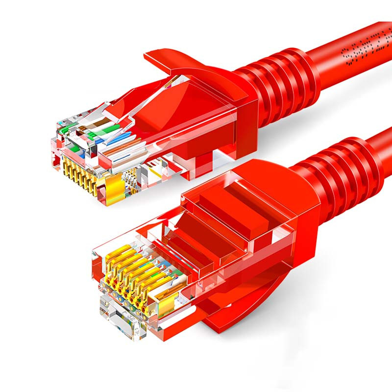 山泽 WXH-050C 超五类网线 CAT5e类高速百兆 5米 红色按（条）销售