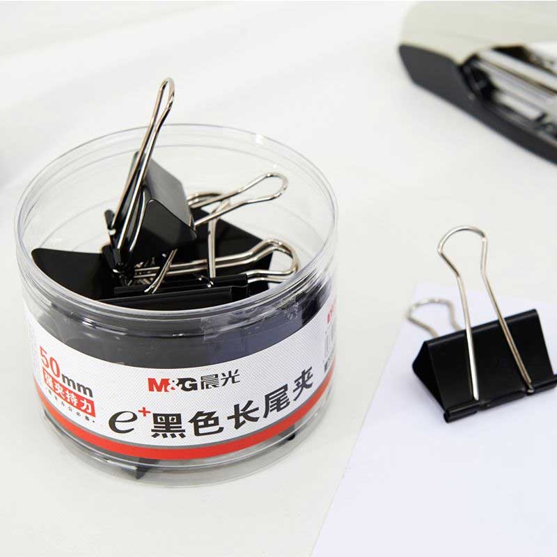 晨光 ABS92732 长尾夹 50mm  黑色按（筒）销售