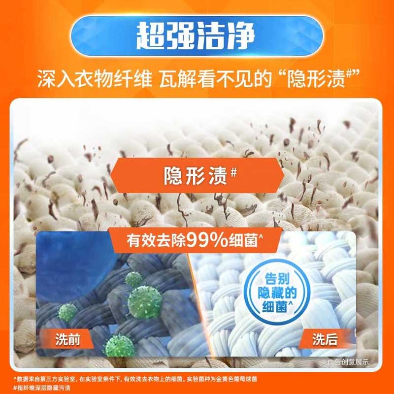汰渍 淡雅熏香洗衣粉 1.65KG按（袋）销售