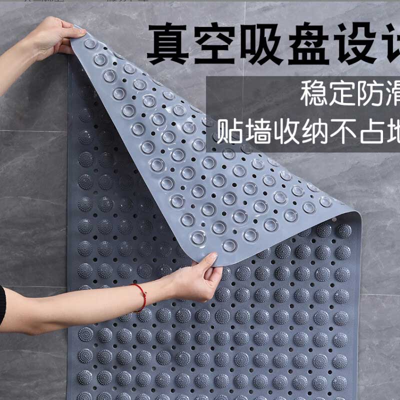 星辰创客 PVC浴室防滑地垫 40*100cm 灰色按块销售
