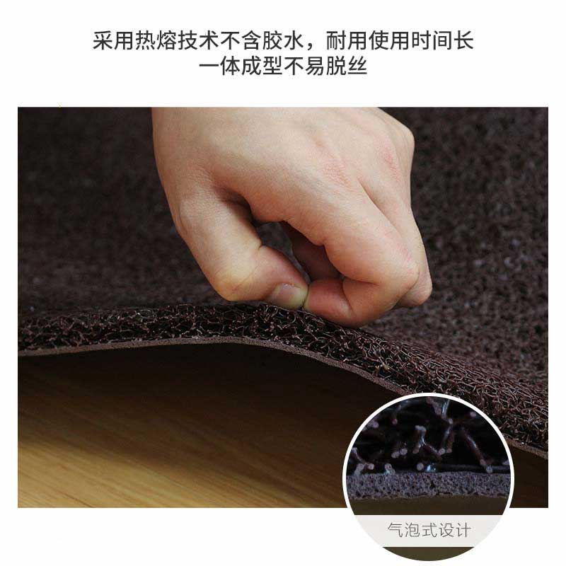 星辰创客 丝圈防滑地垫 1.8*1m 厚15mm 灰色按（块）销售