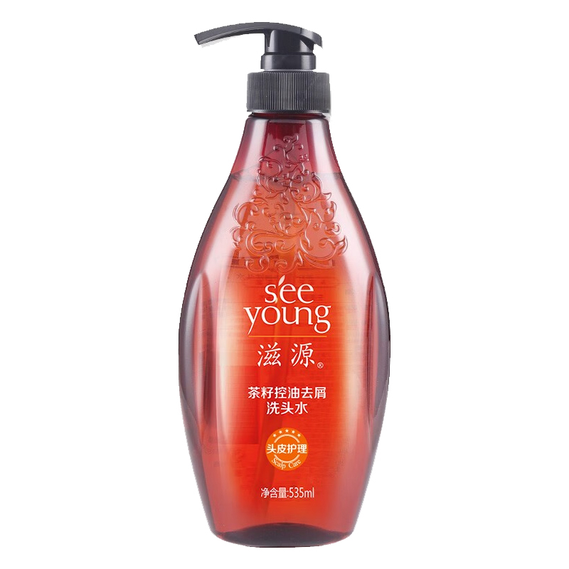滋源 茶籽控油去屑洗发露 535ml按（瓶）销售
