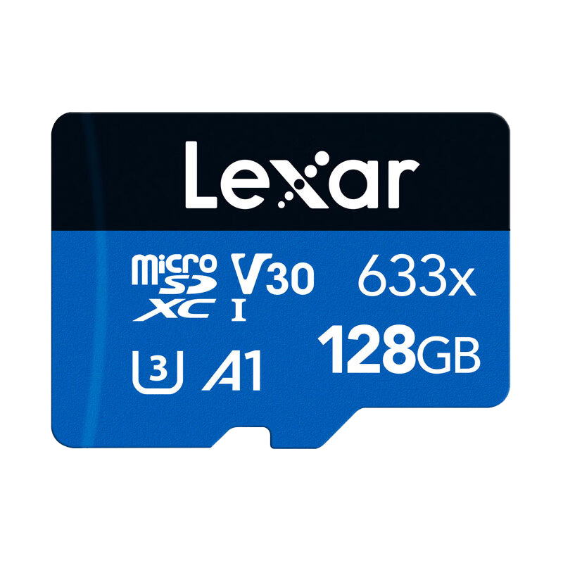 雷克沙 633X TF 存储卡 128GB C10 U3 V30 A1 读速100MB/s按（块）销售