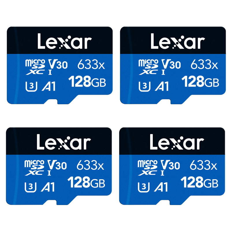 雷克沙 633X TF 存储卡 128GB C10 U3 V30 A1 读速100MB/s按（块）销售