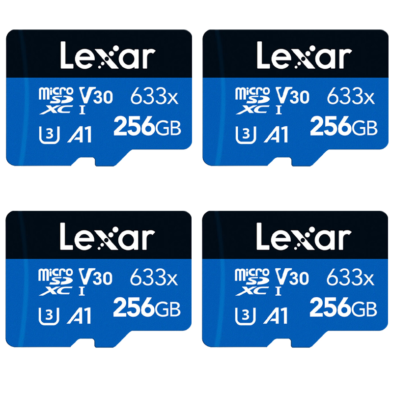 雷克沙 633X TF 存储卡 256GB C10 U3 V30 A1 读速100MB/s按（块）销售