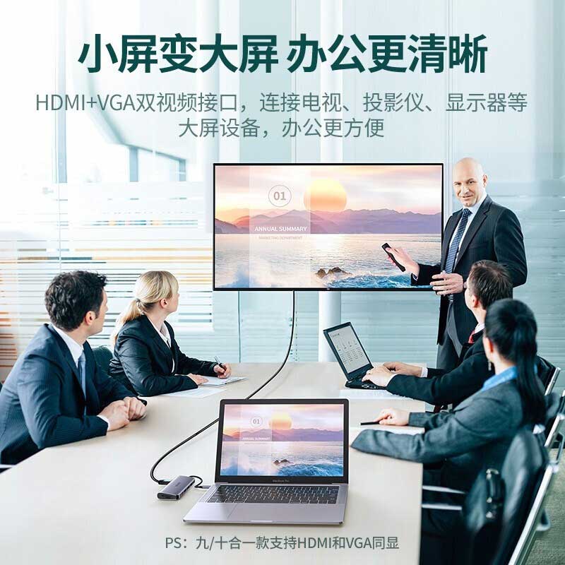 绿联 80133 USB-C多功能扩展坞按个销售