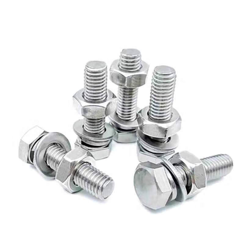 欧思卓 4.8级镀锌外六角螺栓 M6mm*30mm  1000套/包按（包）销售