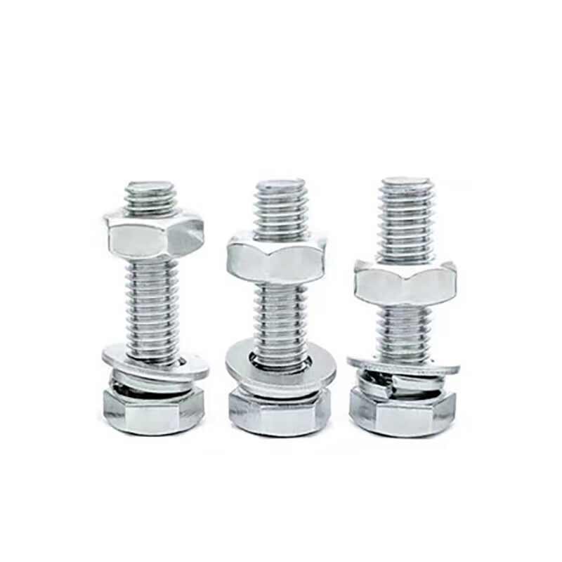 欧思卓 4.8级镀锌外六角螺栓 M6mm*30mm  1000套/包按（包）销售