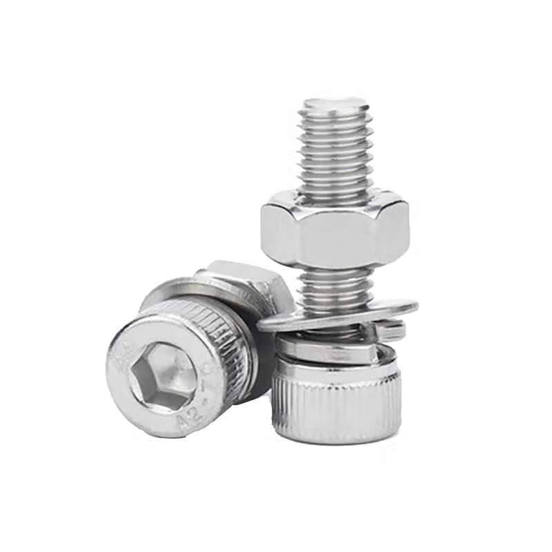 欧思卓 4.8级镀锌内六角螺栓 M24mm*70mm (全丝扣 配套平垫 弹垫 螺母)20套/包 一包装按(包)销售 欧思卓 4.8级镀锌内六角螺栓 M24mm*70mm (全丝扣 配套平垫 弹垫 螺母)20套/包 一包装按(包)销售