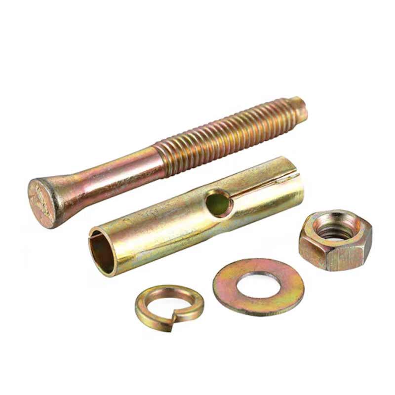 欧思卓 镀彩锌膨胀螺栓 M8*70mm 50个/包装按（包）销售
