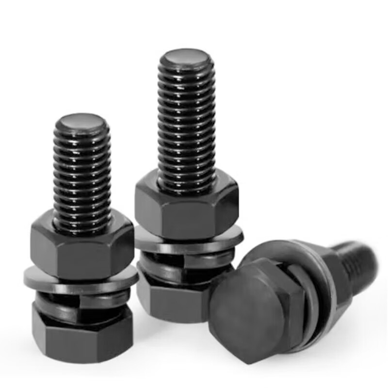 欧思卓 8.8级发黑高强外六角螺栓(含平弹母) M20*80mm 一套装 GB/T 5783按(套)销售 欧思卓 8.8级发黑高强外六角螺栓(含平弹母) M20*80mm 一套装 GB/T 5783按(套)销售